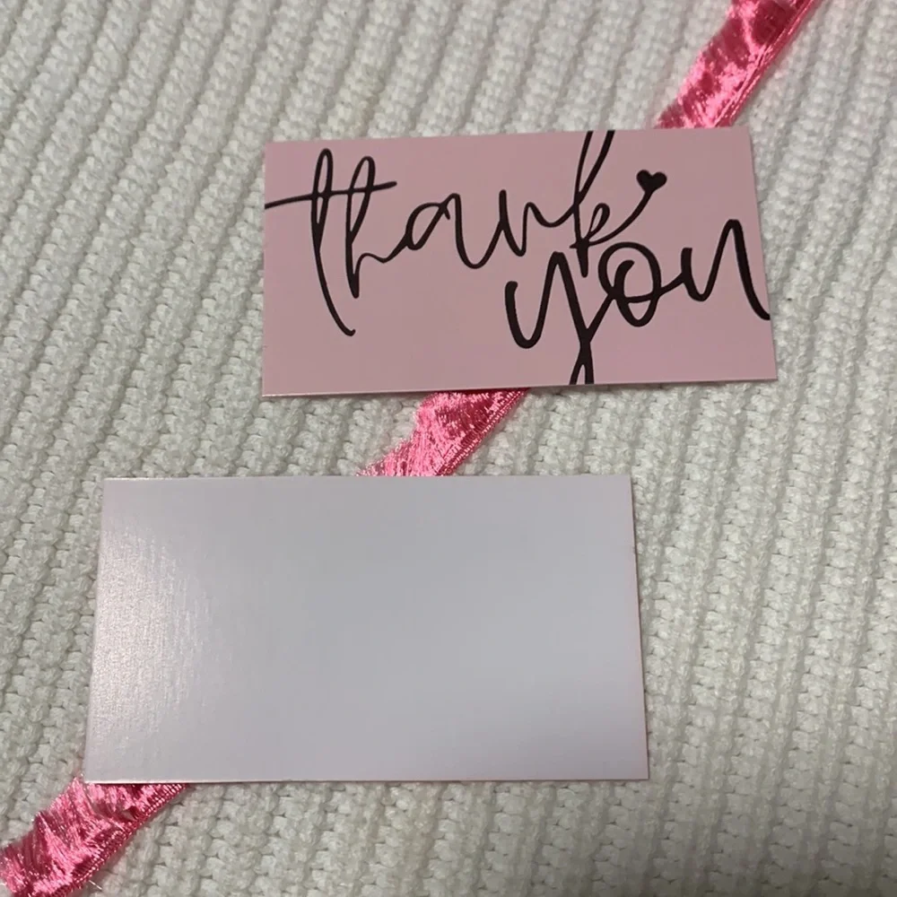 45 Thank You Cards Packaging, New, 3.5” x 2”